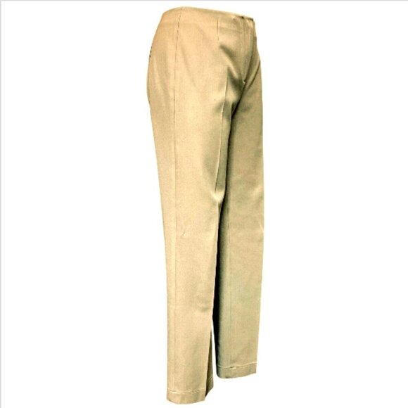 VTG Talbots Tapered Leg Dress Pants Camel Tan High Rise 29.5x29.5 #276Q - Picture 5 of 10